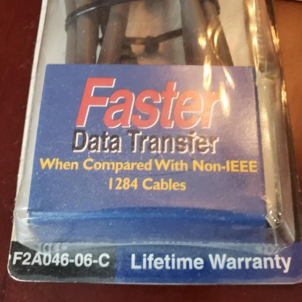 Belkin Pro Series 6' IEEE 1284 Printer Cable DB25 Male/Centronics 36‎ B Male